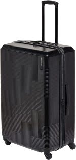 American Tourister Stratum XLT Expandable Hardside Luggage with Spinner Wheels, Blue Spruce, Carry-On 21-Inch